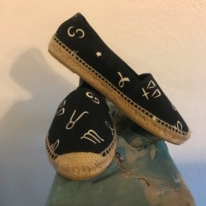 Saint Laurent Paris Astrology Flats